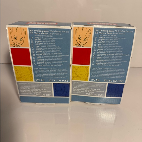 Marvel Groot Drinking Glass Cup Guardians Galaxy Collectible Superhero Tumbler 2 - Picture 2 of 2